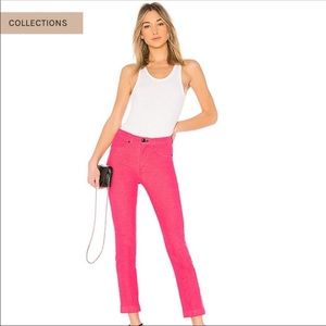 'Rag & Bone Ankle Cigarette Jean in Bull Pink